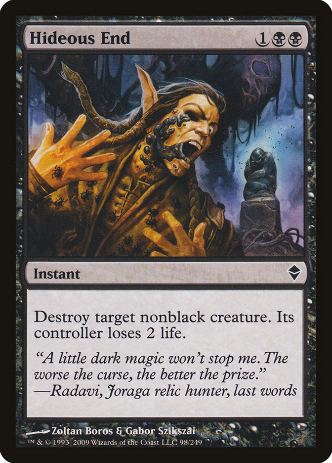 Hideous End [Zendikar] [Foil]