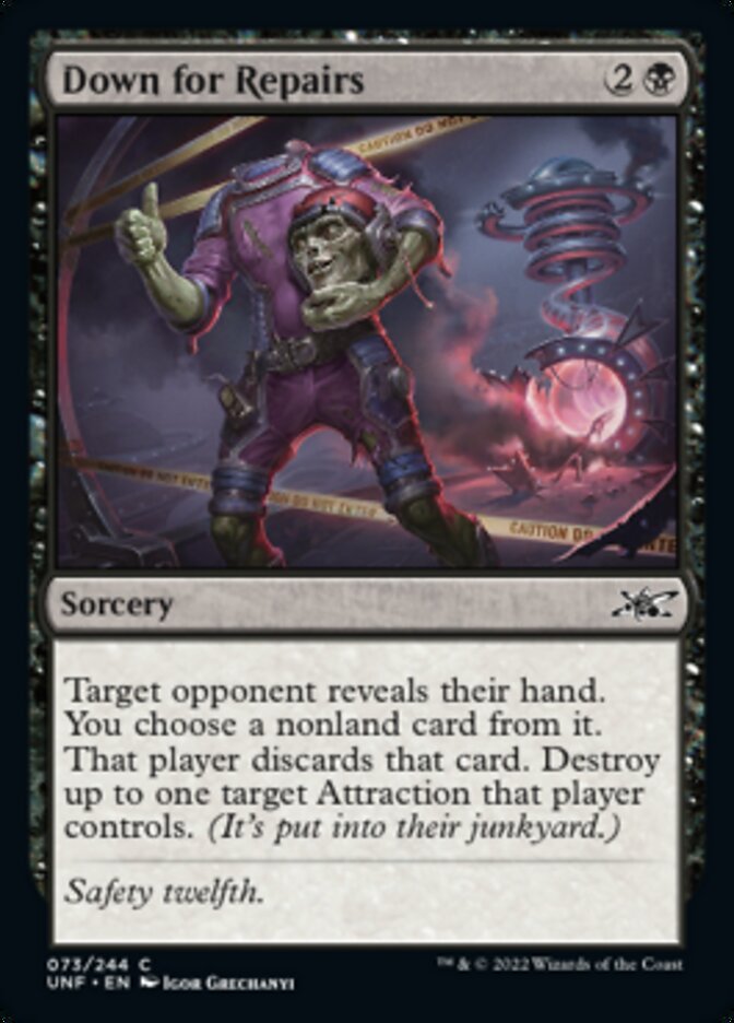 Down for Repairs [Unfinity] [Foil]