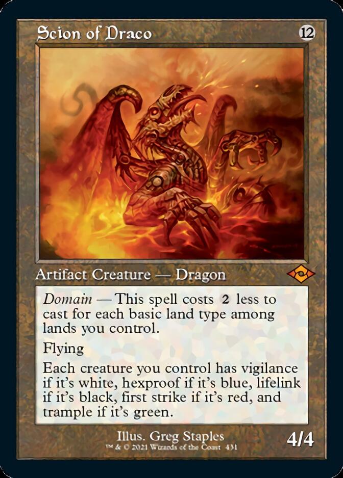 Scion of Draco (Retro) [Modern Horizons 2] [Foil]