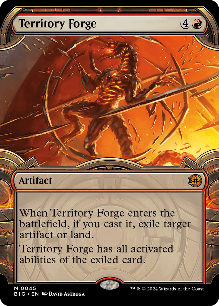 Territory Forge (Showcase) [Outlaws of Thunder Junction: The Big Score] [Foil]