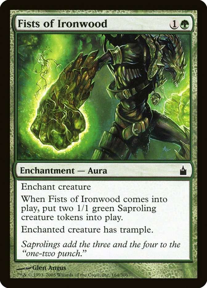 Fists of Ironwood [Ravnica: City of Guilds] [Foil]