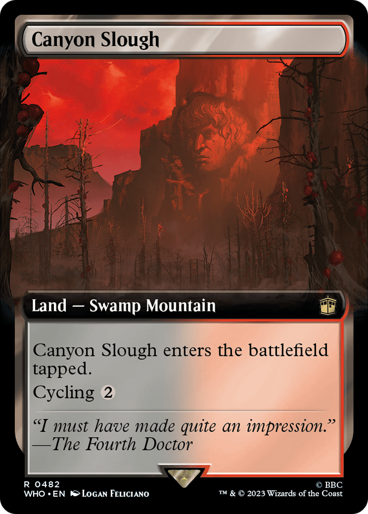 Canyon Slough (Extended Art) [Doctor Who] [Foil]