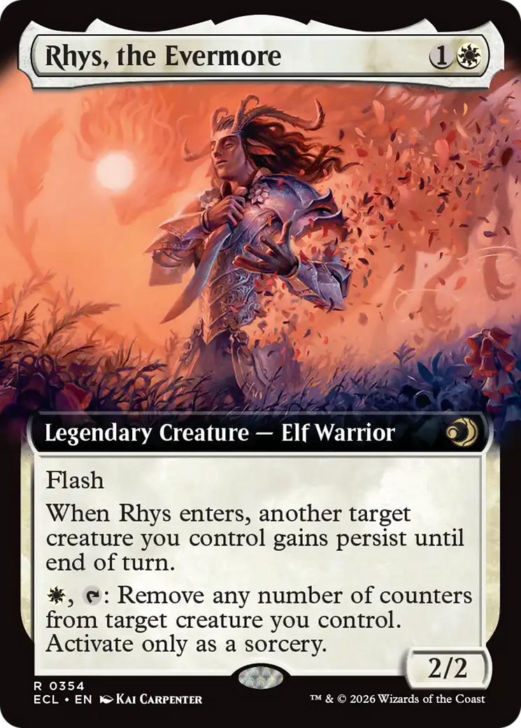 Rhys, the Evermore (Extended Art) [Lorwyn Eclipsed] [Foil]