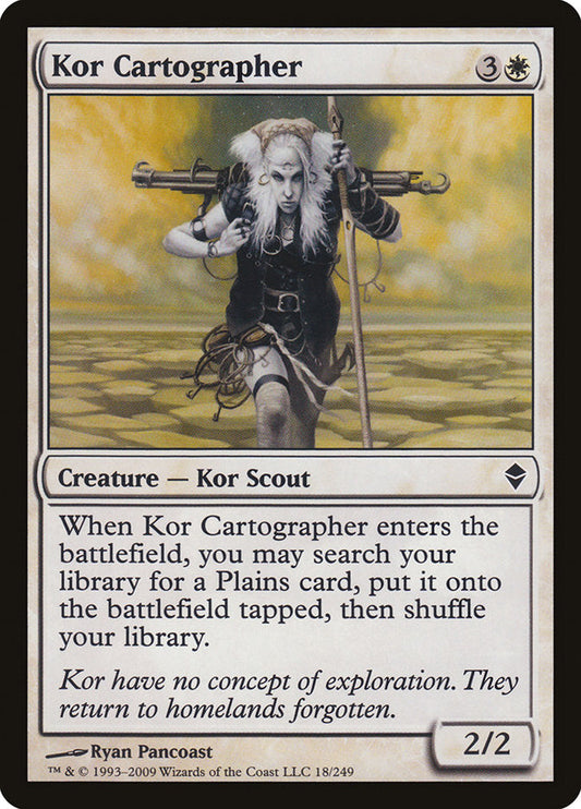 Kor Cartographer [Zendikar] [Foil]