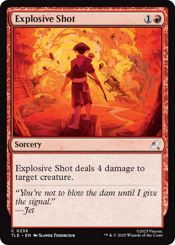 Explosive Shot [Avatar: The Last Airbender: Eternal-Legal] [Foil]