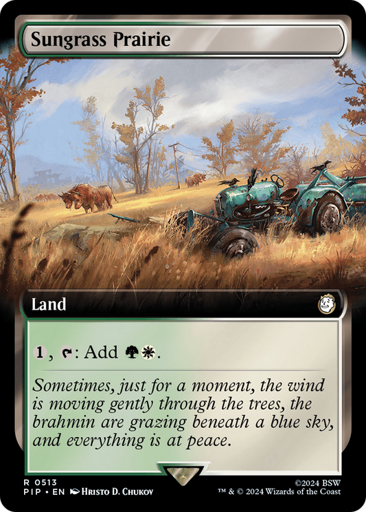 Sungrass Prairie (Extended Art) [Fallout] [Foil]