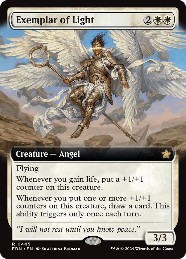 Exemplar of Light (Extended Art) [Foundations] [Foil]