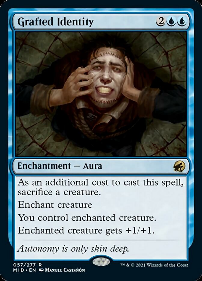 Grafted Identity [Innistrad: Midnight Hunt] [Foil]