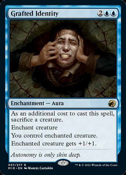 Grafted Identity [Innistrad: Midnight Hunt] [Foil]