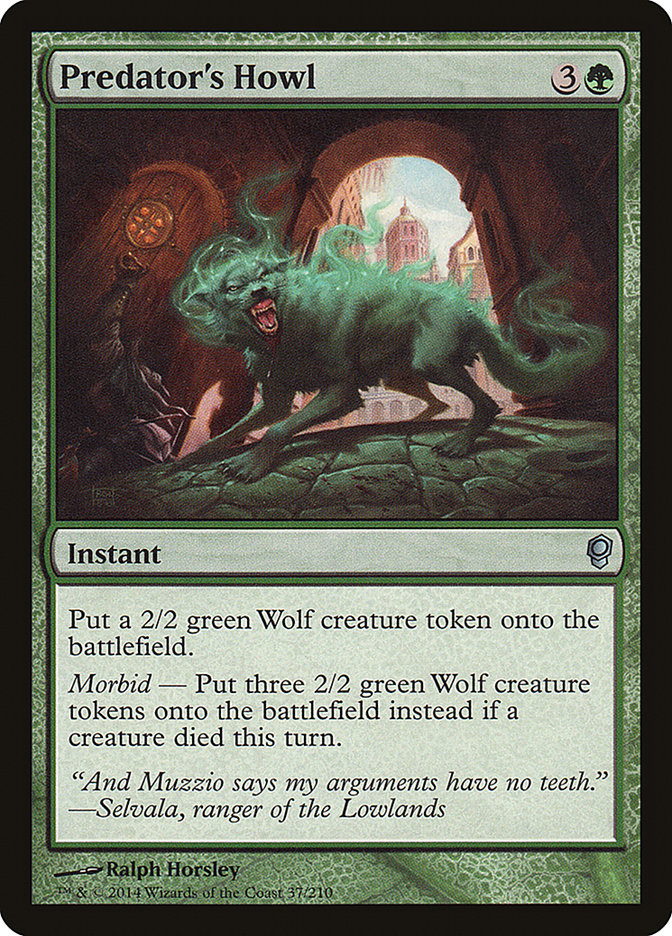 Predator's Howl [Conspiracy] [Foil]