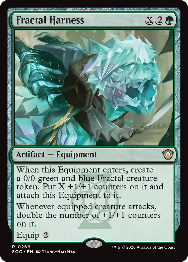 Fractal Harness [Secrets of Strixhaven Commander] [Foil]