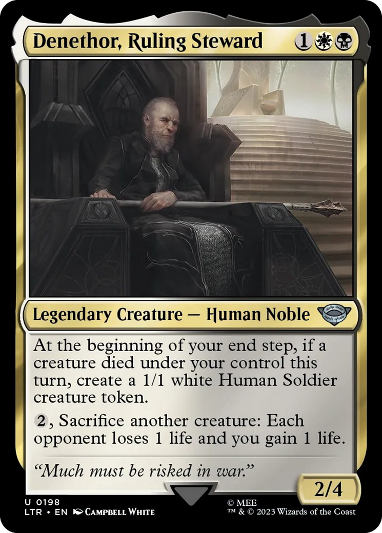 Denethor, Ruling Steward [The Lord of the Rings: Tales of Middle-Earth] [Foil]
