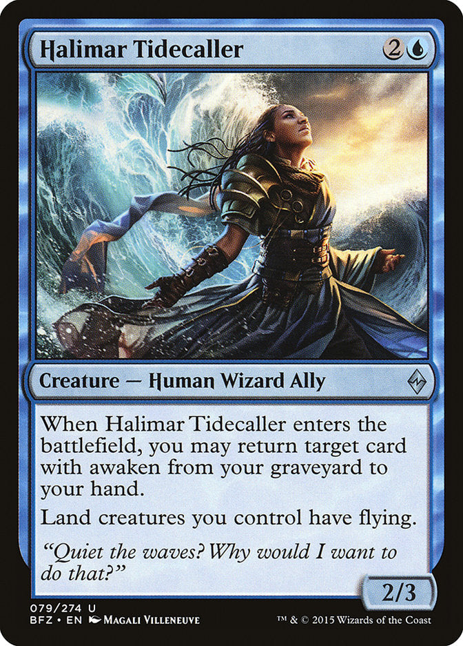 Halimar Tidecaller [Battle for Zendikar] [Foil]