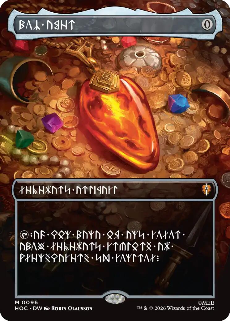 Mox Amber (Borderless) [The Hobbit: Eternal-Legal] [Foil]
