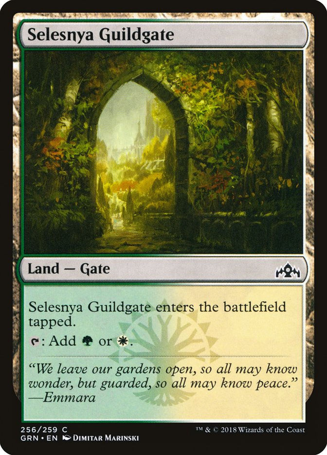 Selesnya Guildgate (256/259) [Guilds of Ravnica] [Foil]
