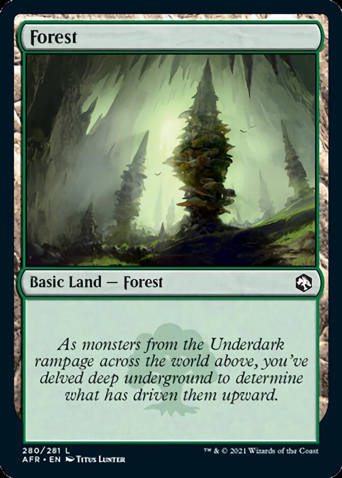 Forest (280) [Dungeons & Dragons: Adventures in the Forgotten Realms] [Foil]