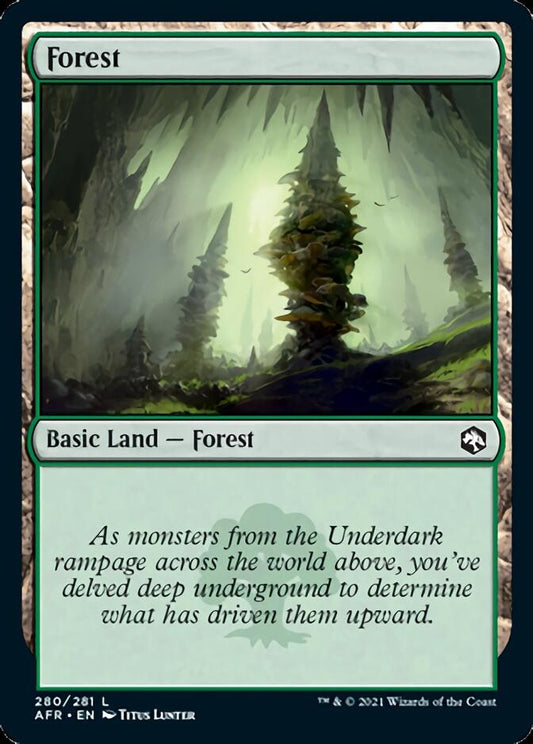Forest (280) [Dungeons & Dragons: Adventures in the Forgotten Realms] [Foil]