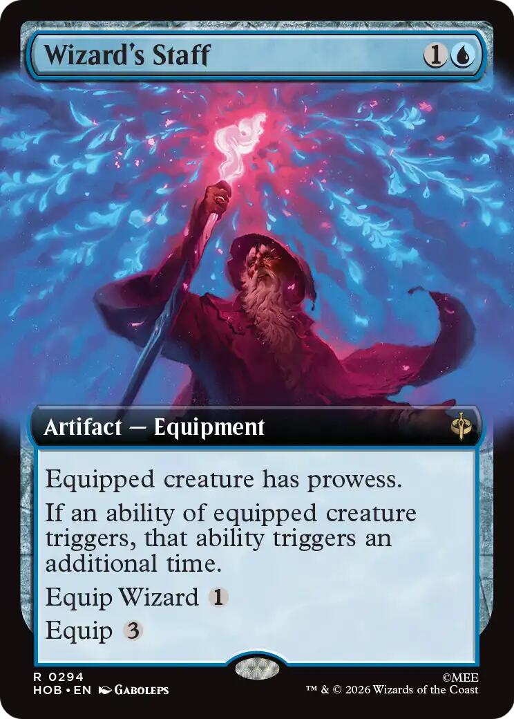 Wizard's Staff (Extended Art) [The Hobbit] [Foil]