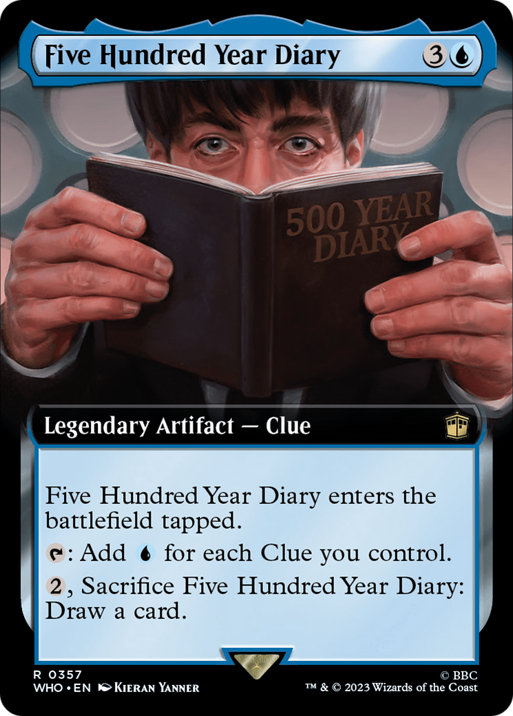 Five Hundred Year Diary (Extended Art) [Doctor Who] [Foil]