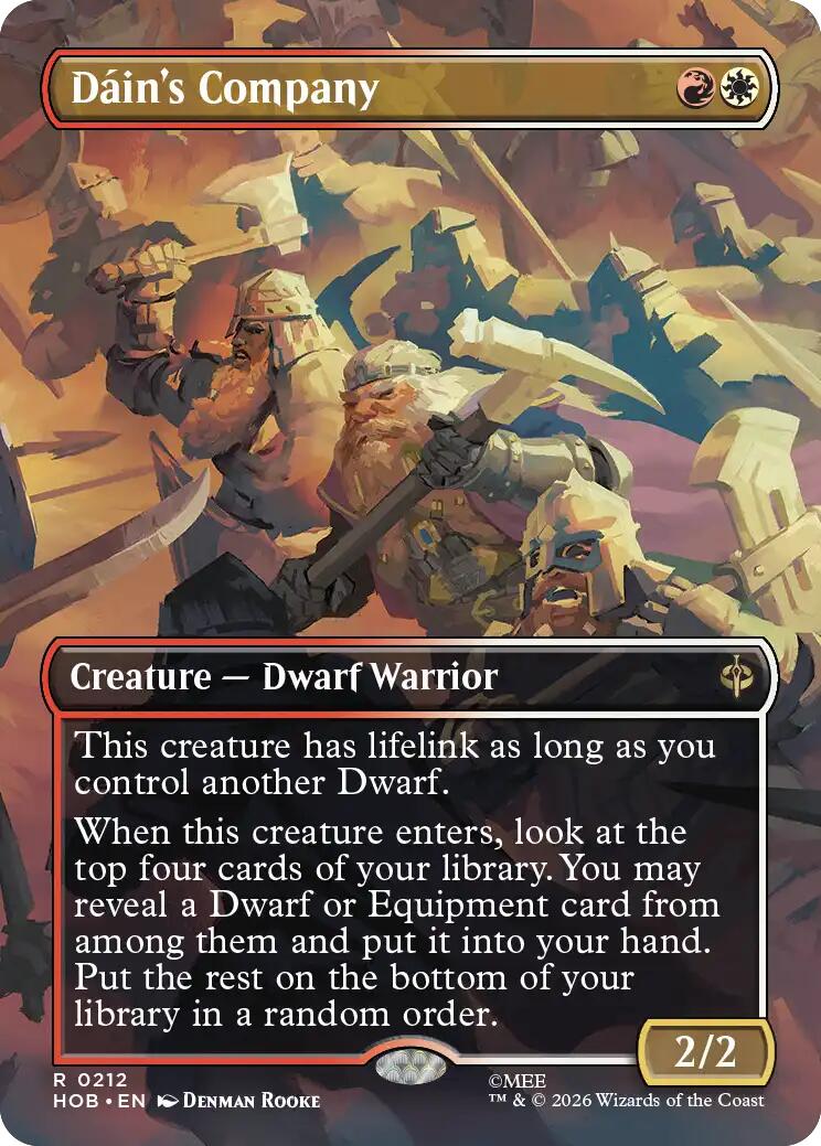 Dain's Company (Borderless) [The Hobbit] [Foil]