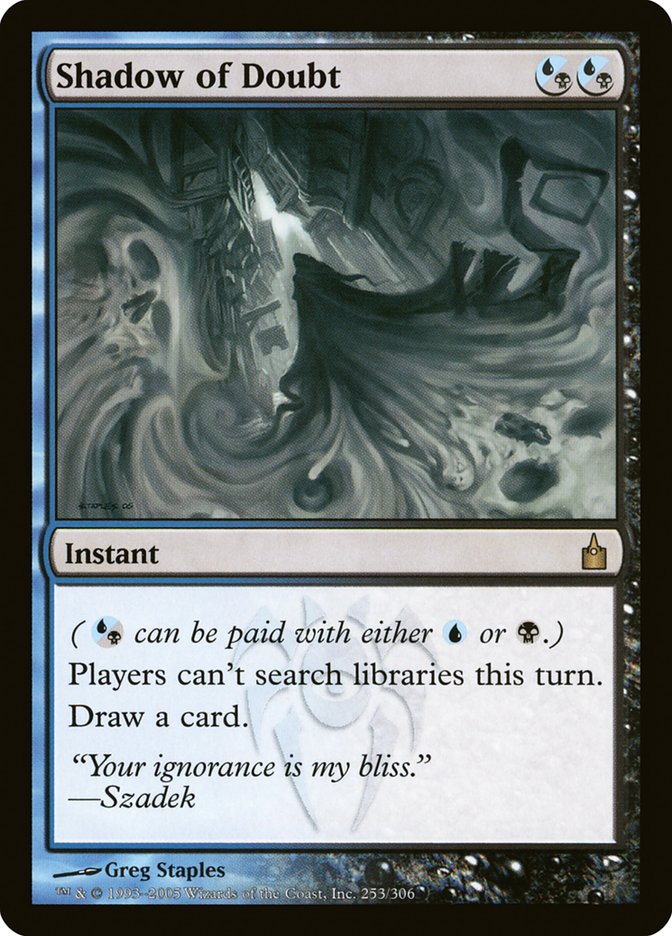 Shadow of Doubt [Ravnica: City of Guilds] [Foil]