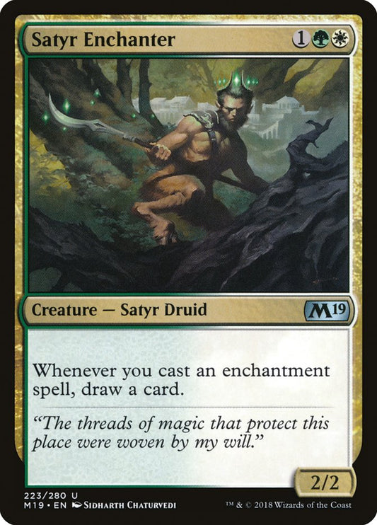 Satyr Enchanter [Core Set 2019] [Foil]