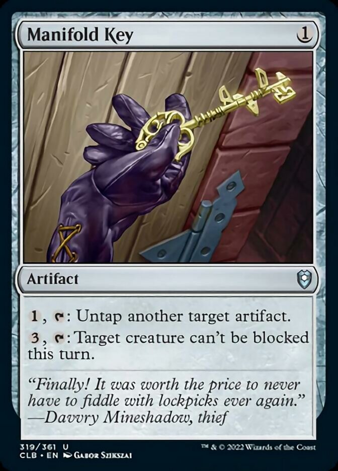 Manifold Key [Commander Legends: Battle for Baldur's Gate] [Foil]