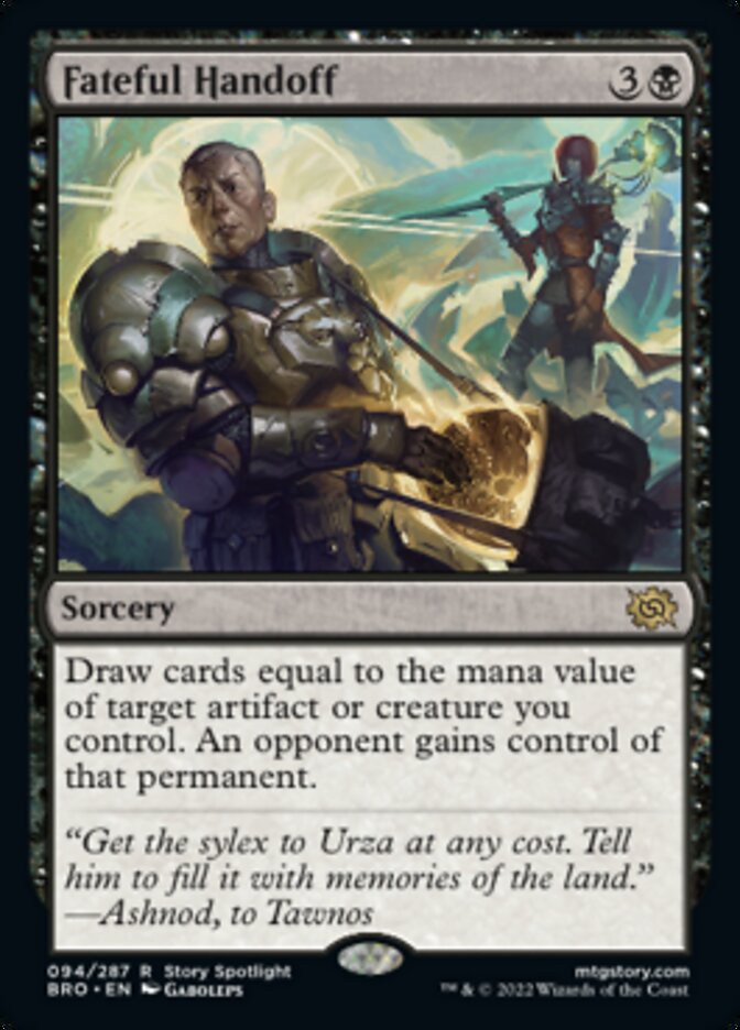 Fateful Handoff [The Brothers' War] [Foil]