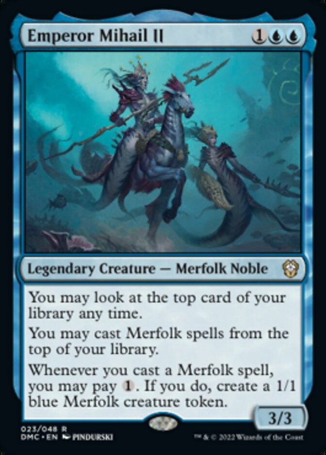 Emperor Mihail II [Dominaria United Commander] [Foil]
