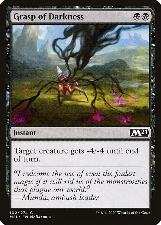 Grasp of Darkness [Core Set 2021] [Foil]