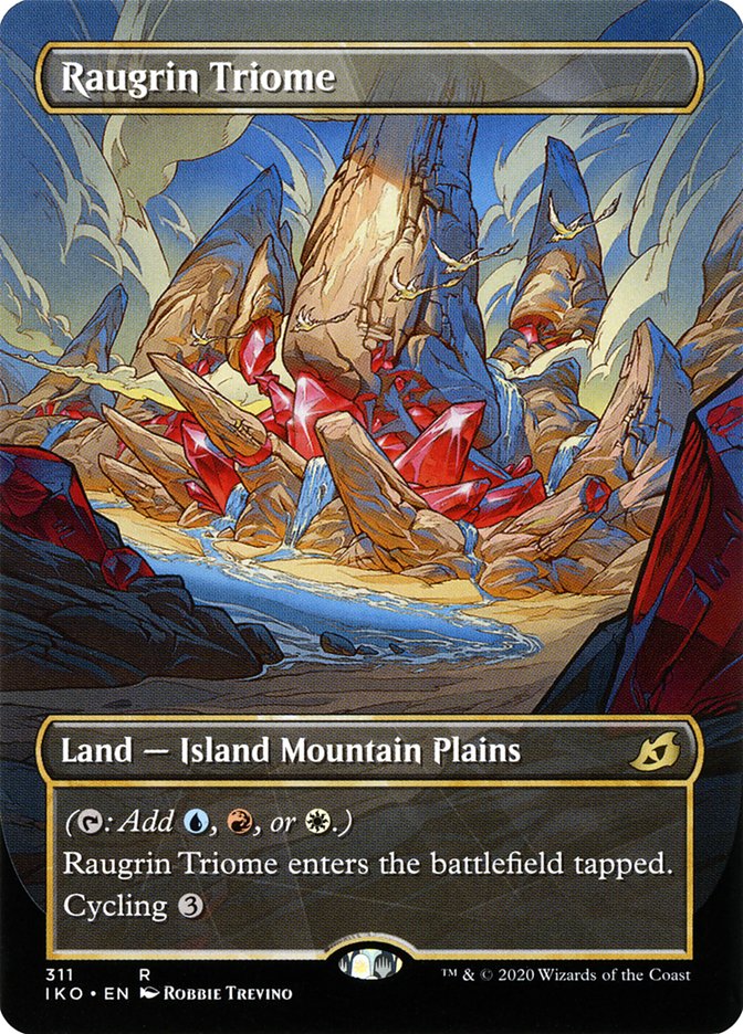 Raugrin Triome (Showcase) [Ikoria: Lair of Behemoths] [Foil]