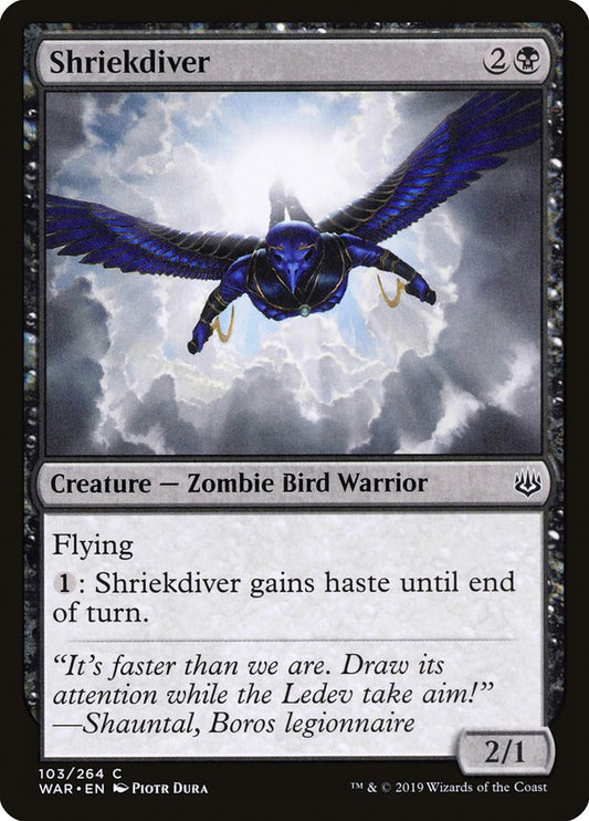 Shriekdiver [War of the Spark] [Foil]