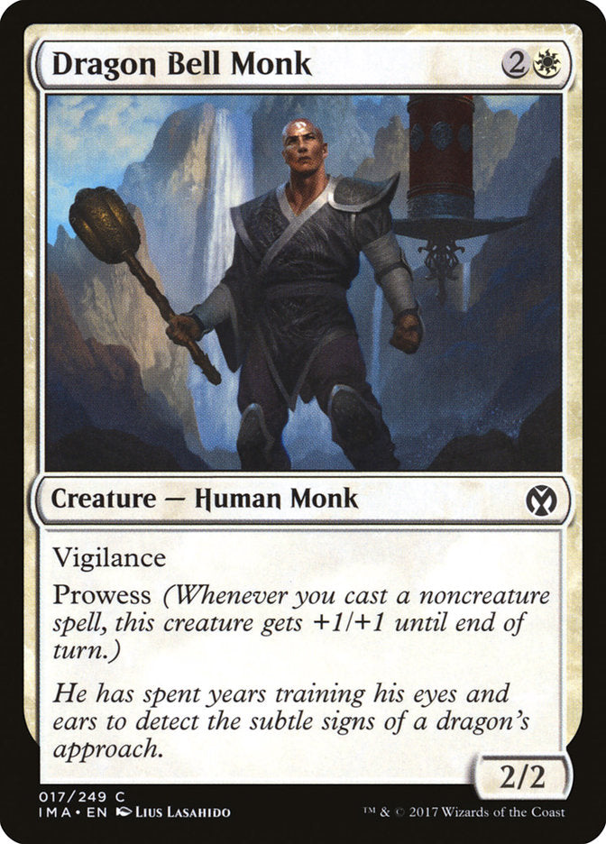 Dragon Bell Monk [Iconic Masters] [Foil]