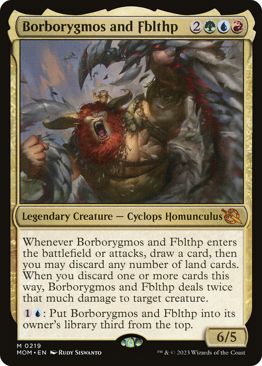 Borborygmos and Fblthp [March of the Machine] [Foil]