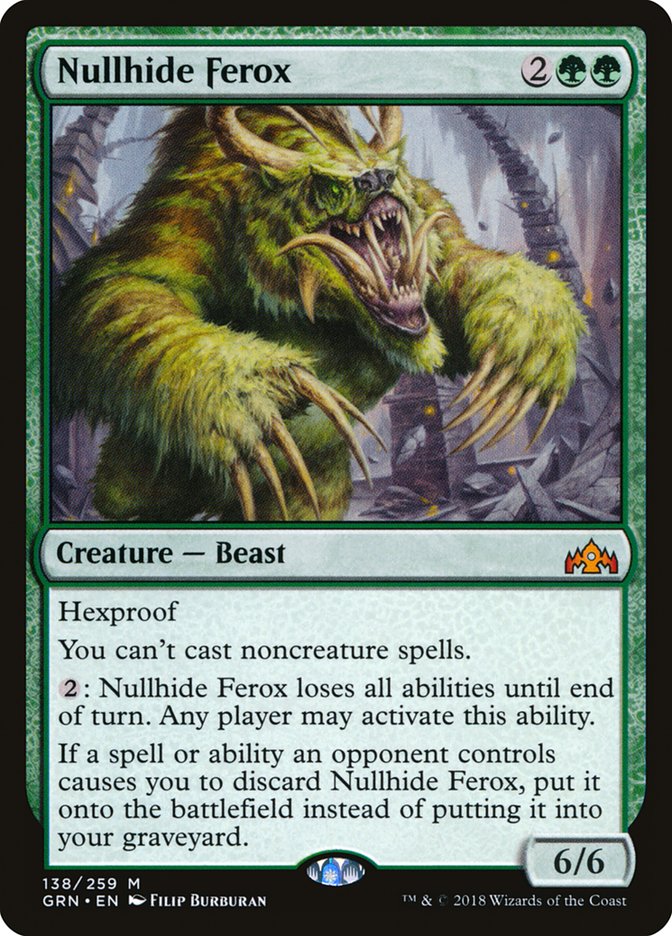 Nullhide Ferox [Guilds of Ravnica] [Foil]