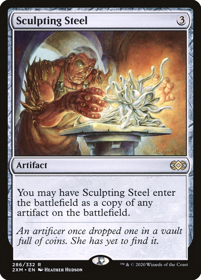 Sculpting Steel [Double Masters] [Foil]