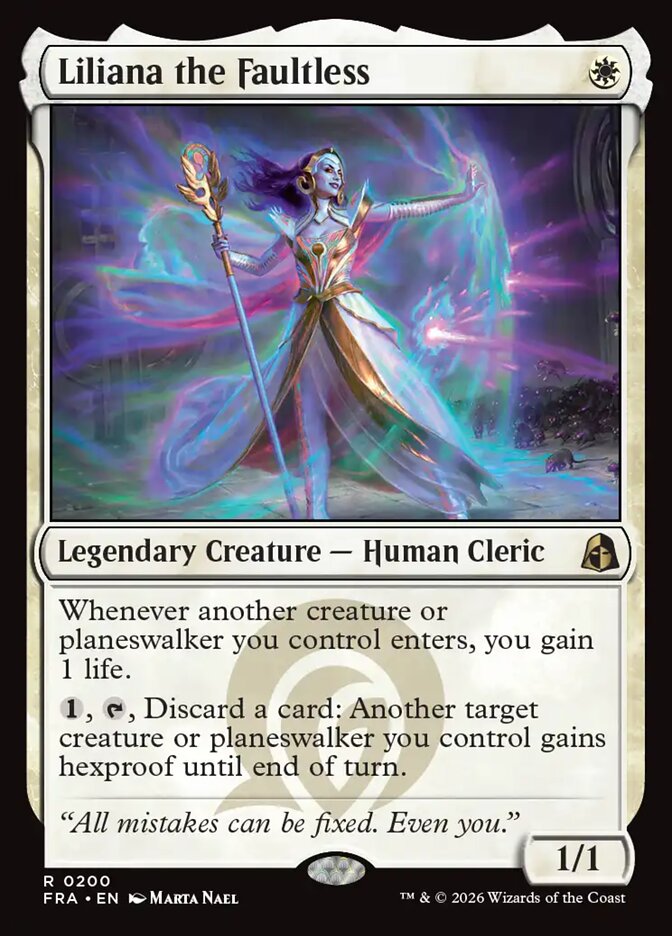 Liliana the Faultless [Reality Fracture]