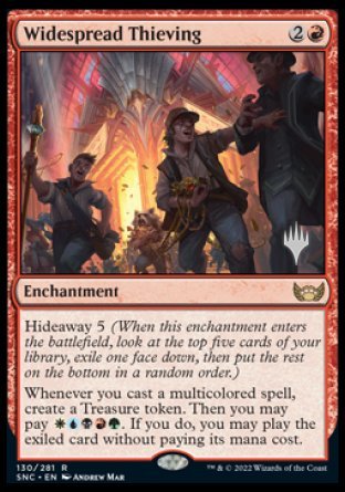 Widespread Thieving (Promo Pack) [Streets of New Capenna Promos] [Foil]