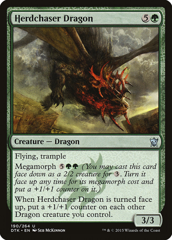 Herdchaser Dragon [Dragons of Tarkir] [Foil]
