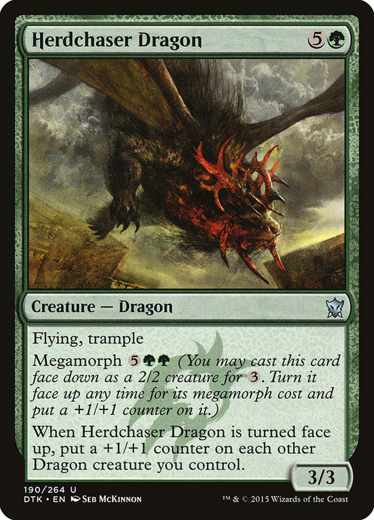 Herdchaser Dragon [Dragons of Tarkir] [Foil]