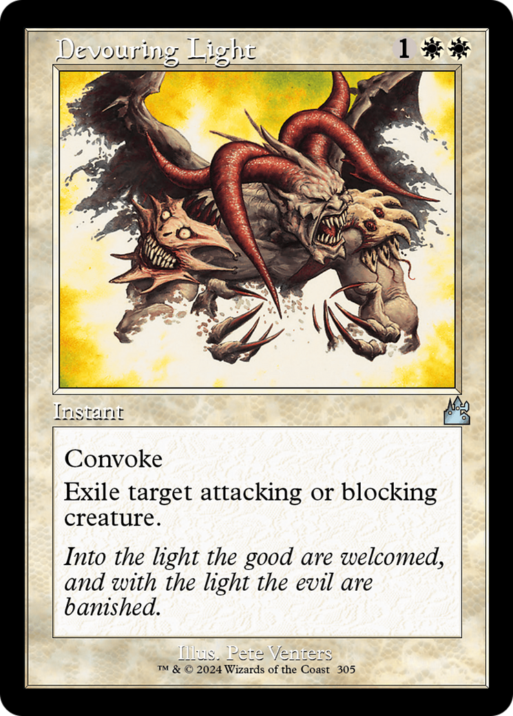 Devouring Light (Retro Frame) [Ravnica Remastered] [Foil]