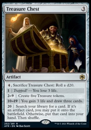 Treasure Chest (Promo Pack) [Dungeons & Dragons: Adventures in the Forgotten Realms Promos] [Foil]