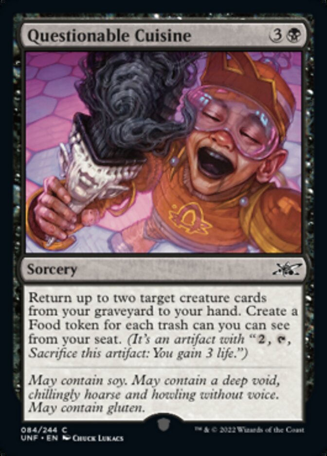 Questionable Cuisine [Unfinity] [Foil]