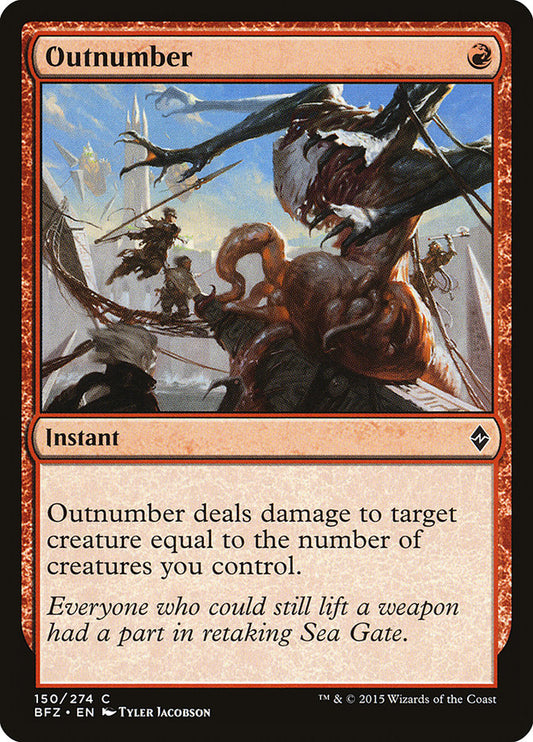 Outnumber [Battle for Zendikar] [Foil]