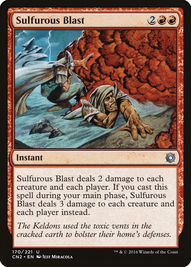 Sulfurous Blast [Conspiracy: Take the Crown] [Foil]