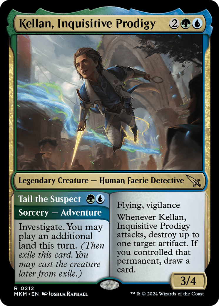 Kellan, Inquisitive Prodigy // Tail the Suspect [Murders at Karlov Manor] [Foil]
