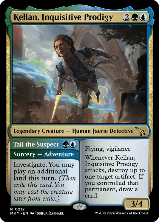 Kellan, Inquisitive Prodigy // Tail the Suspect [Murders at Karlov Manor] [Foil]