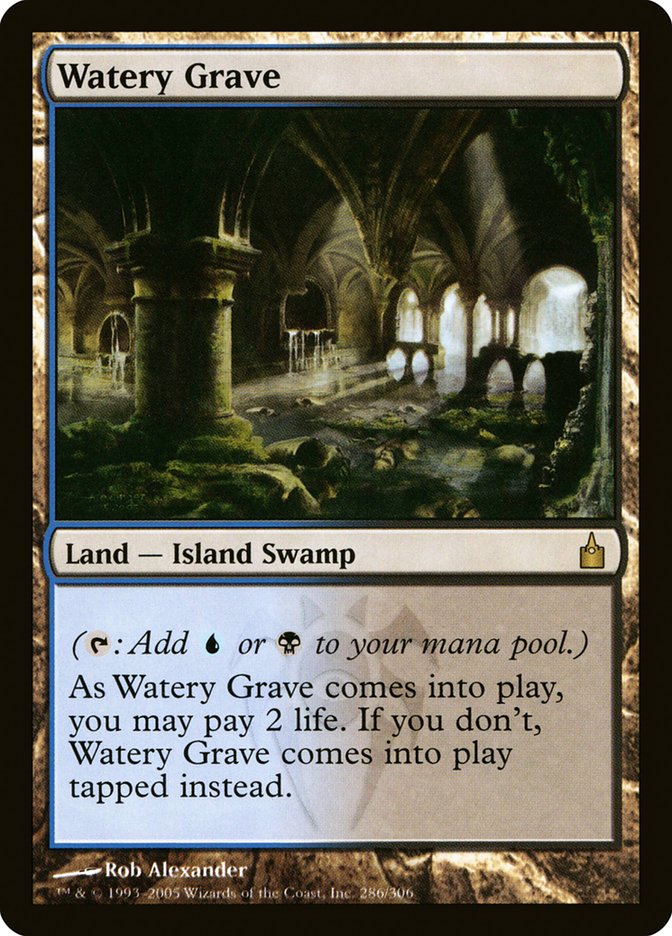 Watery Grave [Ravnica: City of Guilds] [Foil]