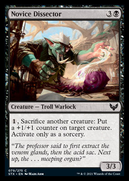 Novice Dissector [Strixhaven: School of Mages] [Foil]