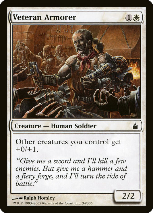 Veteran Armorer [Ravnica: City of Guilds] [Foil]